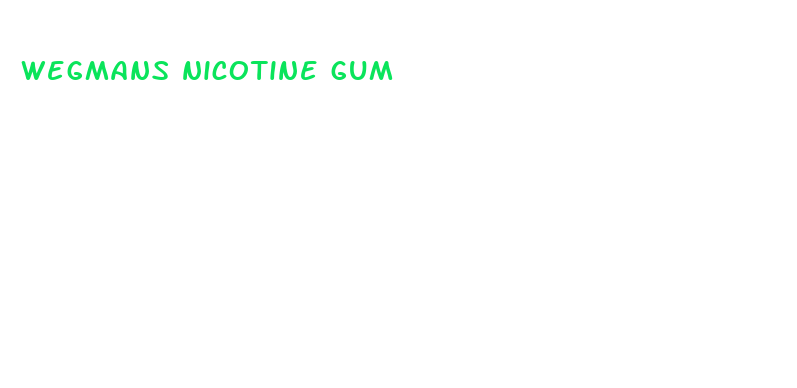 wegmans nicotine gum