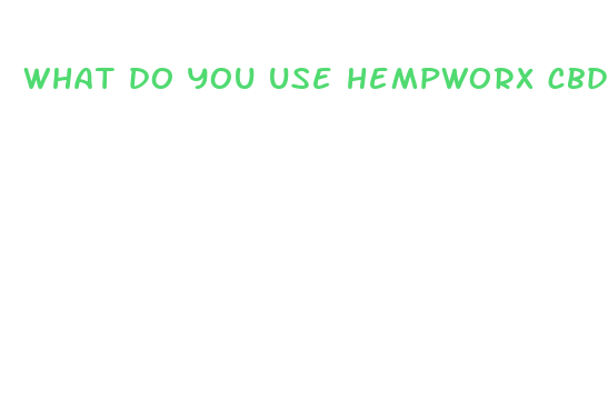 what do you use hempworx cbd for