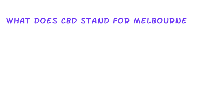 what does cbd stand for melbourne