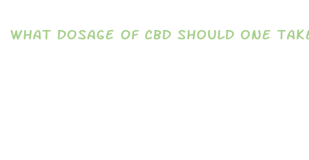 what dosage of cbd should one take for quit