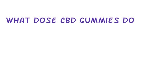 what dose cbd gummies do