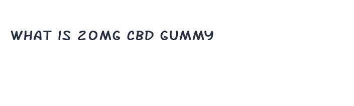 what is 20mg cbd gummy