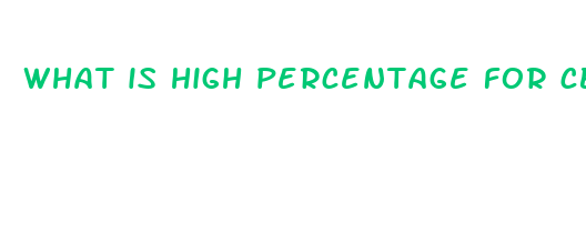 what is high percentage for cbd in cannabis