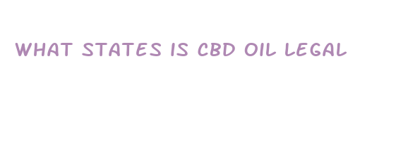 what states is cbd oil legal