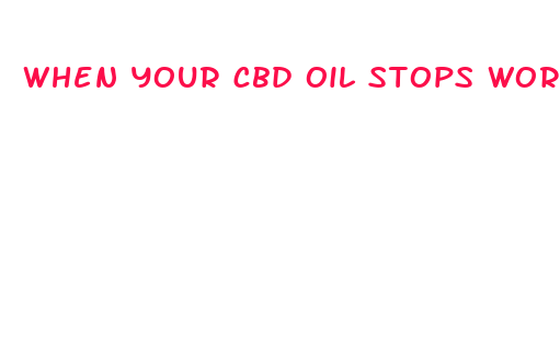 when your cbd oil stops working for sleep