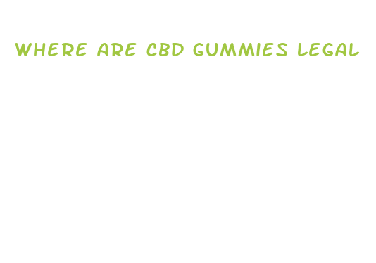 where are cbd gummies legal