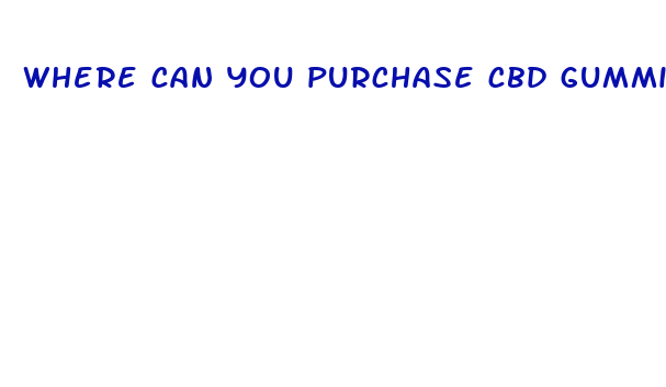 where can you purchase cbd gummies