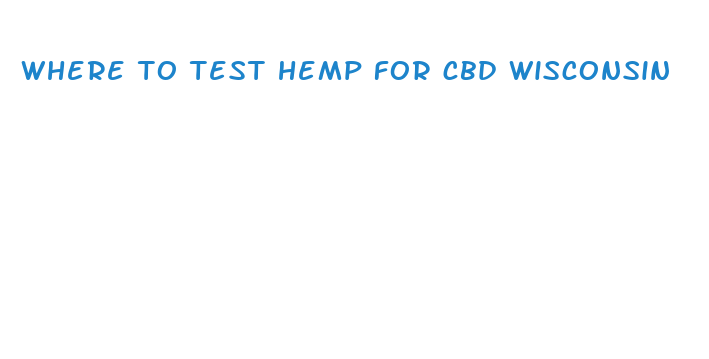 where to test hemp for cbd wisconsin