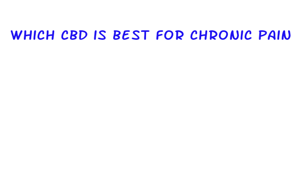 which cbd is best for chronic pain