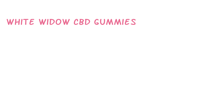 white widow cbd gummies