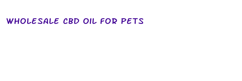 wholesale cbd oil for pets