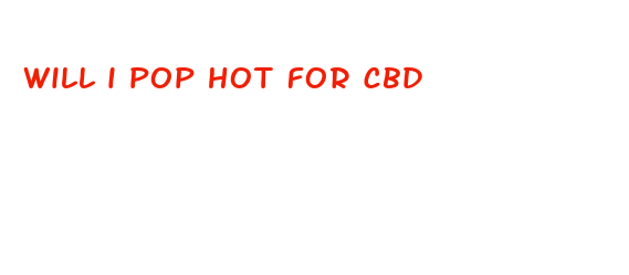 will i pop hot for cbd