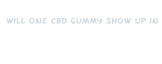 will one cbd gummy show up in urine test