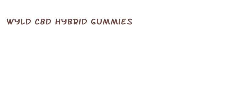 wyld cbd hybrid gummies