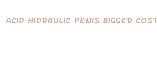 acid hidraulic penis bigger cost