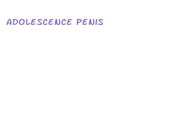 adolescence penis