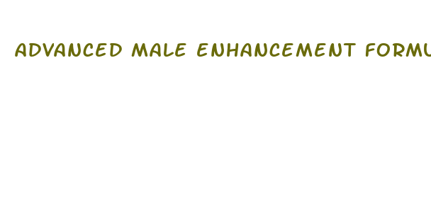 advanced male enhancement formula