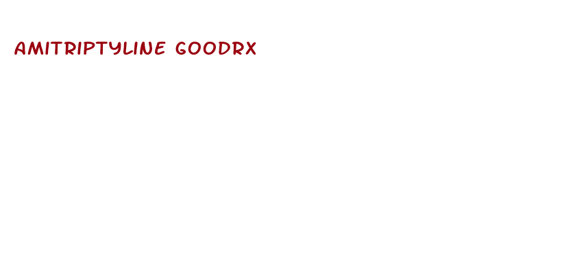 amitriptyline goodrx