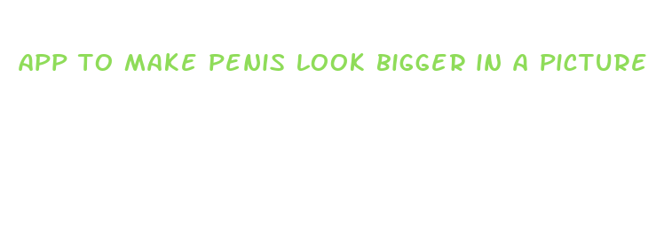 app to make penis look bigger in a picture