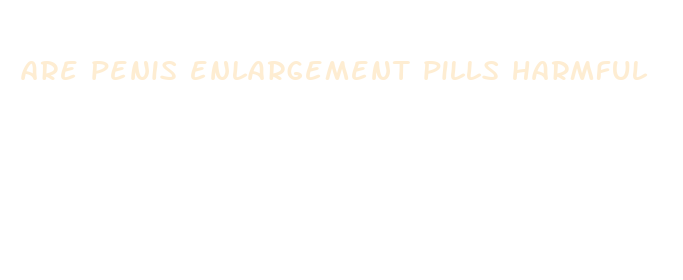 are penis enlargement pills harmful