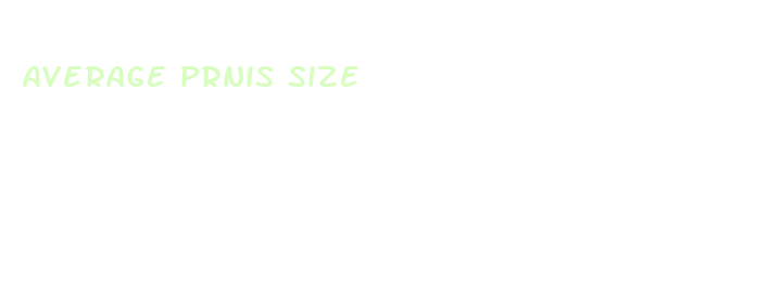 average prnis size