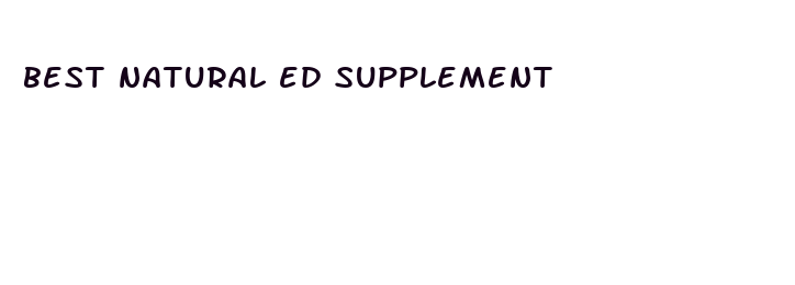 best natural ed supplement