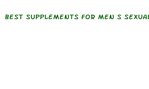 best supplements for men s sexual performance