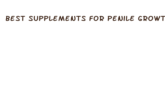 best supplements for penile growth