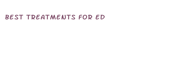 best treatments for ed