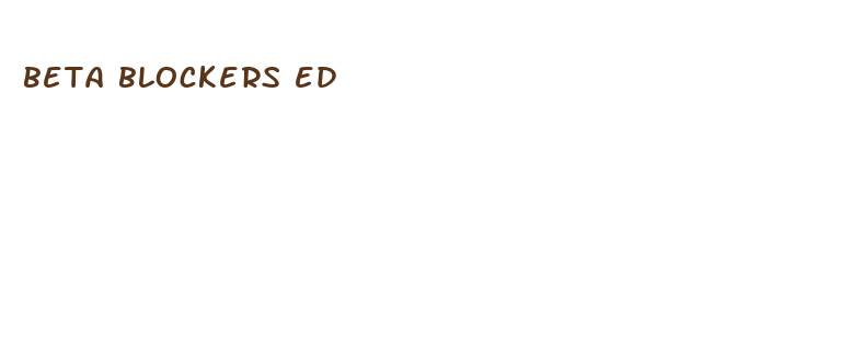 beta blockers ed