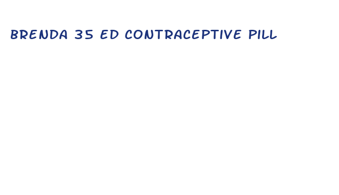 brenda 35 ed contraceptive pill