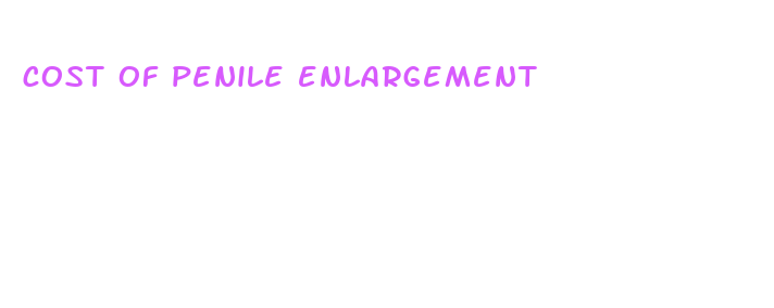 cost of penile enlargement