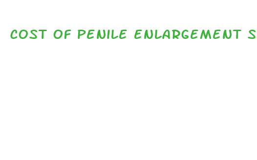 cost of penile enlargement surgery