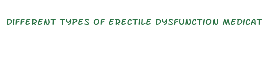 different types of erectile dysfunction medication