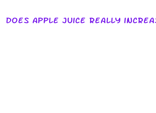 does apple juice really increase penis size