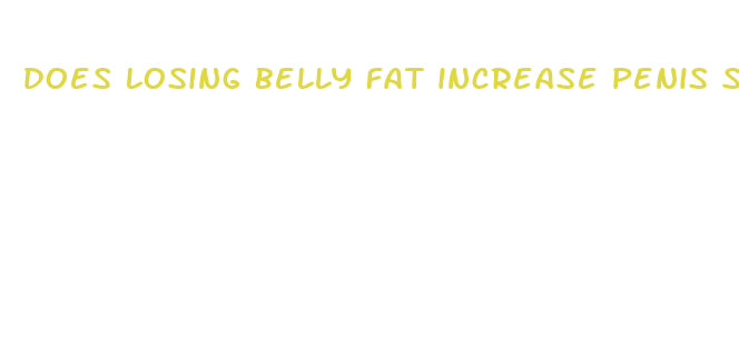 does losing belly fat increase penis size