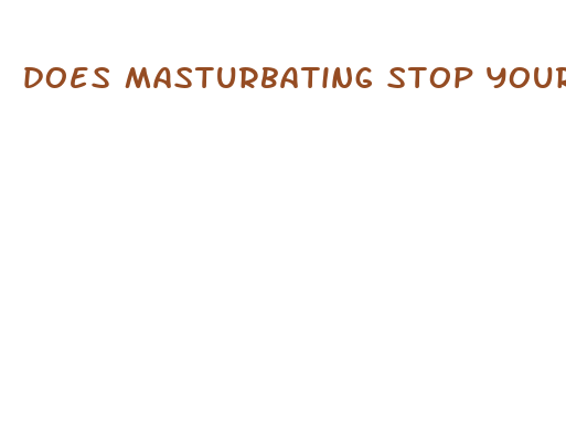 does masturbating stop your growth