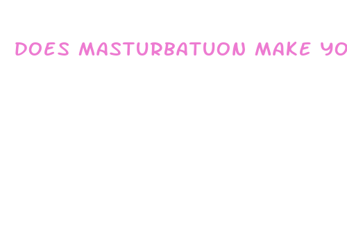 does masturbatuon make your dick bigger