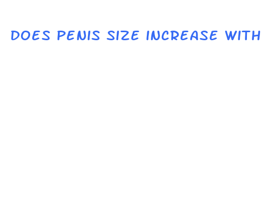 does penis size increase with age