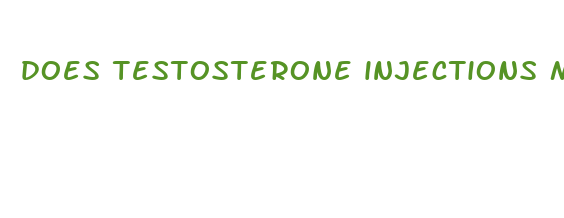 does testosterone injections make your dick bigger