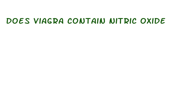 does viagra contain nitric oxide