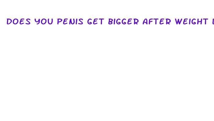 does you penis get bigger after weight loss