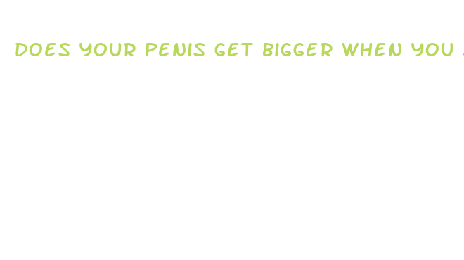 does your penis get bigger when you stop masturbating