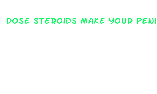 dose steroids make your penis bigger