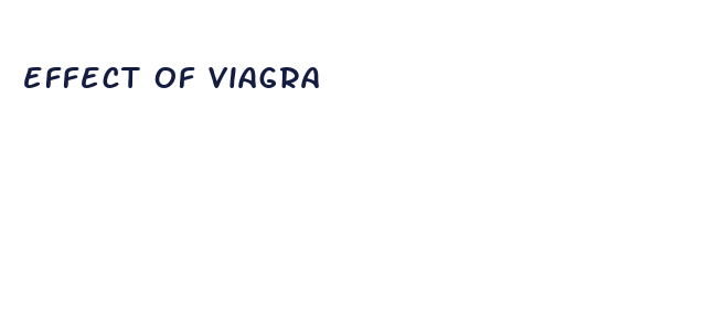 effect of viagra