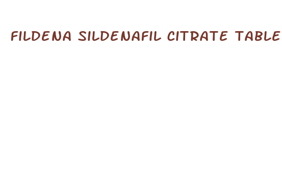 fildena sildenafil citrate tablets