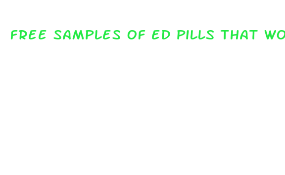 free samples of ed pills that work