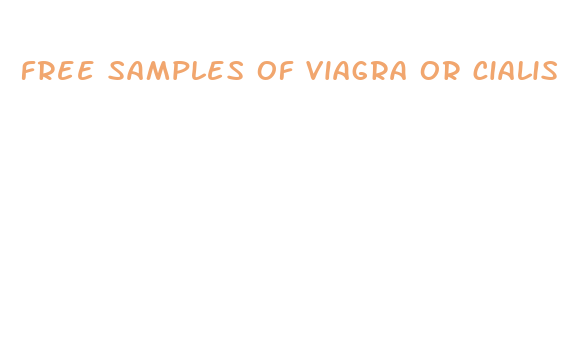 free samples of viagra or cialis