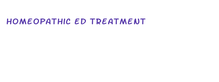 homeopathic ed treatment