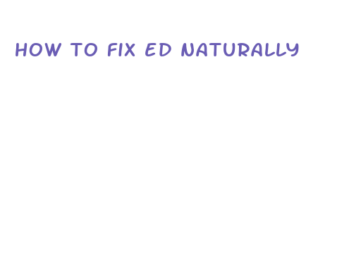 how to fix ed naturally